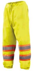 OCCUNOMIX Class E High-Vis Two-Tone Mesh Pants – ECO-TEM2T, Yellow, New Sealed