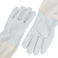 XL Beekeeping Gloves Goatskin Bee Keeping with Vented Beekeeper Long Sleeves USA