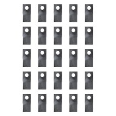 Disc Mower Blade – Left Hand 25 Pack fits New Holland 1411 1431 86621873