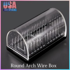 Dental Orthodontic Arch Wire Holder Storage Organizer Box Super Wire Cases Round