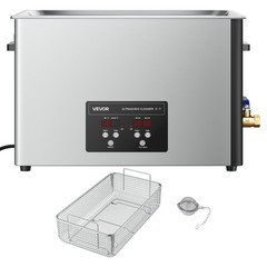 VEVOR 30L Ultrasonic Cleaner Machine with Cleaning Basket & Digital Display 480W