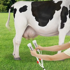 Electric Cow Milker Pulsation Cow Milking Machine with Stainless Steel Bucket
