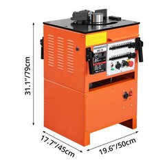 1600W Electric Rebar Bender and Cutter Machine Max 1 Inch 25mm Diameter