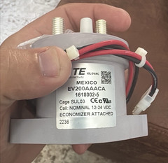 Two (2) TE Connectivity KILOVAC EV200 DC Contactor 12-24 VDC 200A SPST