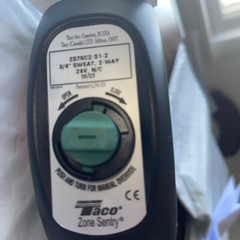 Taco Z075C2-s1-2Valve,2 Way,Nc,3/4 In. In Box