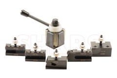 Shars 14-20″ CNC CA Wedge Quick Change Tool Post Set 250-444 + Certificate R}