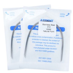 AZDENT Dental Orthodontic Round Arch Wires Nature Form Arch Wire StainlessSteel