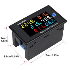 70*40*39mm Compact, Durable Digital LCD AC Panel Meter Easy To Install