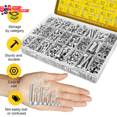 1260Pcs M2 Screw Assortment Kit, M2*4Mm/6Mm/8Mm/10Mm/12Mm/16Mm/20Mm 304 Stainles