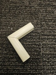 (QTY 10) Wiremold V711 Legrand Flat Elbow Ivory Steel 90 Degree