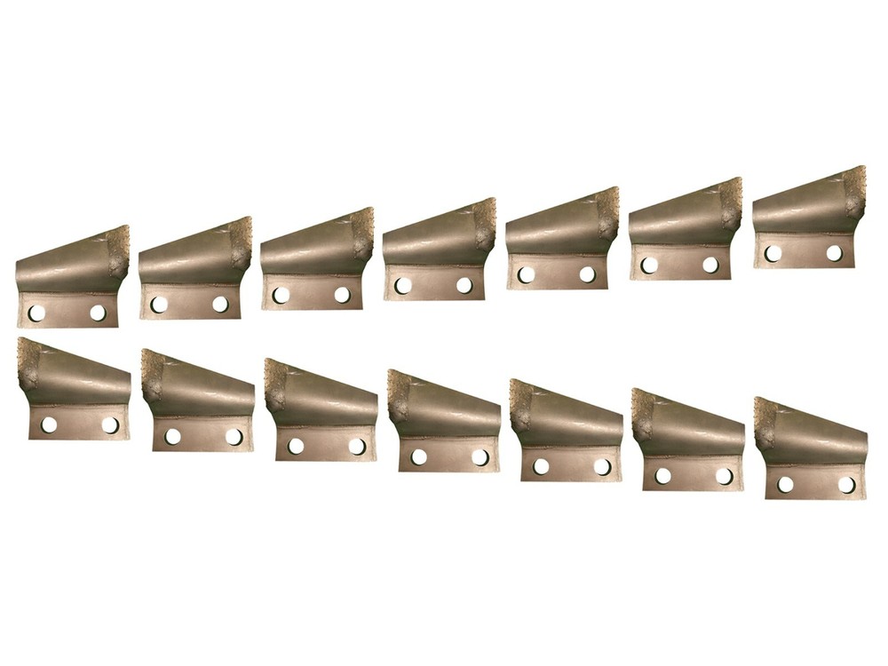 7 RH & 7 LH Carbide Trenching Teeth- B135910, B135911, 3″ Centers on Bolt Hole