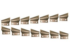 7 RH & 7 LH Carbide Trenching Teeth- B135910, B135911, 3″ Centers on Bolt Hole