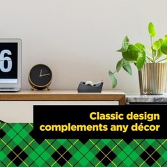 1 INCH Desktop Tape Dispenser Double-Sided Tabletop Fits Standard Rolls, Black