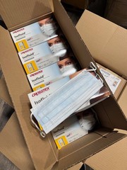 Crosstex ASTM Level 1 3-Ply Earloop Face Masks Case 2000 Ct (4 Cartons) USA