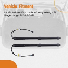 2* Rear Trunk Tailgate Lift Supports Struts Shocks For Kia Sedona 3.3L 2015-2021