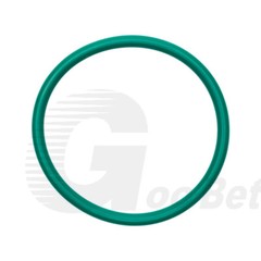 3.55mm Cross Section Metric FPM FKM Rubber O-Rings 3mm-390mm ID 75 Shore A Green