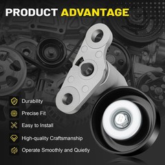 90K-38159 A/C Drive Belt Tensioner Kit Fit for Chevy Tahoe (2000-2008), GMC Y…
