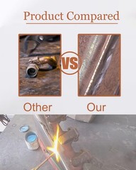 25 Brass Brazing Rods for Oxyacetylene Welding, DIY Crafts, Copper & Steel 1/16
