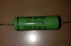 (4) Cornell Dubilier PM 2P22 Vintage Greenies 0.22uF 200V Mylar capacitor – NOS