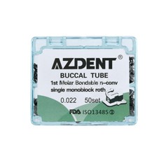 Dental Orthodontic Non-Convertible Bonding 1st 2nd Buccal Tubes Roth .018/.022