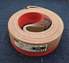 (QTY 10) VSM 284590: 3″ x 13″ Ceramic Abrasive Belt 120 Grit, XK870X Series