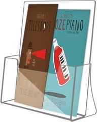 Acrylic Flyer Stand for Magazine, Menu – Clear, Pack of 6