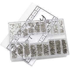 Small Screws Assortment Kit Hotetey 18 Kinds M1.2 / M1.4 / M2.0 Tiny Micro Screw