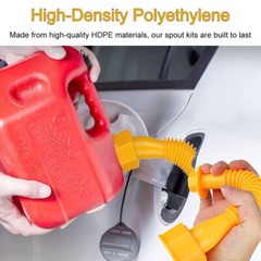 5x Gas Can Spout Nozzle Vent Kit Replacement For Old Style Caps Plastic Gas Can