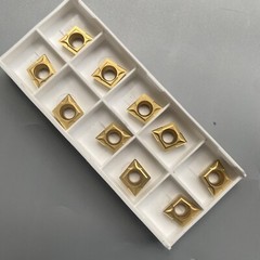 10x CCMT09T304 CCMT32.5 Carbide Inserts For SCLCR Lathe Turning Boring Tool 6020