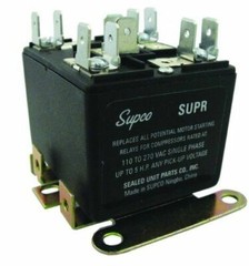 Supco SUPR Universal Potential Relay, 110-270V Single Phase