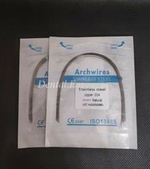 Dental Orthodontic Arch Wire NiTi Stainless Steel Ovoid/Natural Round Wires