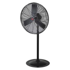 Dayton 6Ale8 Light Duty Industrial Fan, Pedestal Mount, 24 In Blade Dia, 115V,