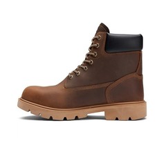 NEW Timberland PRO Sawhorse 6″ Safety Toe Boots Dark Brown Men’s TB0A671QW01