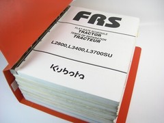 Kubota Tractor Flat Rate Manual Wholesale Lot for Resale Shop Service Repair Use