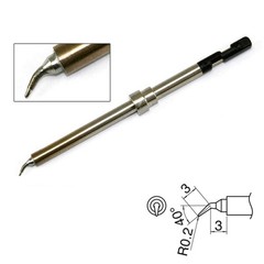 Solder Tip0.07 In. X 0.11 In.bent T30j
