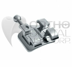 SET X 5 ORTHODONTIC BRACKET MBT .022” W/H 3,4,5 MIM MICROETCHED MESH BASE