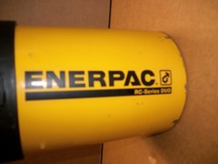 ENERPAC DUO RC504 50 TON HYDRAULIC CYLINDER WITH EXTRAS 700 BAR 10,000 PSI