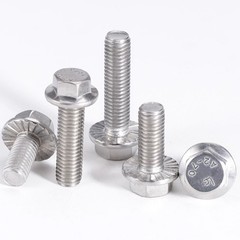 M4 M5 M6 M8-M12 Flanged Hexagon Head Bolts Flange Hex Screws A2 Stainless Steel