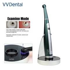VVDental Curing light LED Resin Cure Lamp 1 Second 3200mw/cm²6 Modes OLED Screen