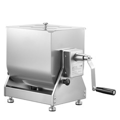 60LB Tilt Manual Meat Mixer Hand Meat Sausage Mixer Machine Stainless Steel
