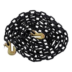 3,300 lbs G80 Transport Bundle Chain 1/4 Inch x 14 Ft with Clevis Grab Hooks