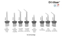 50pcs Intra-oral tips with Core Material or Light Body Mixing Tips Dx-Mixer®