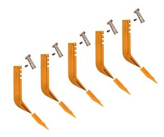 5 Scarifier Shank, Tip, & Keeper, Fits Most CAT & Some John Deere Motor Graders