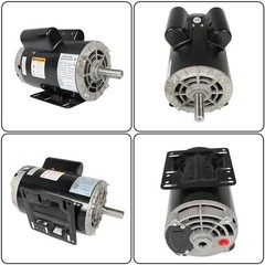 230V Compressor Duty Electric Motor 1 Phase 3450 RPM 56HZ Frame 7/8″ Shaft 5HP