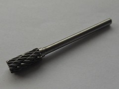 10 pcs 3mm X 5mm Tungsten Carbide Cutting Rotary Burr CNC Engraving Bit A5