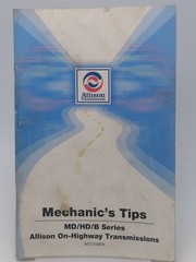 Allison Mechanics Tips Book MD HD B Series Transmissions MT2159EN