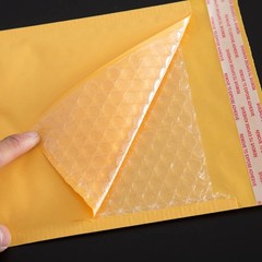 4×8″ Self Seal Kraft Bubble Mailers Padded Envelopes Yellow Shipping Bags