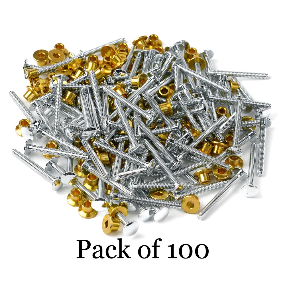 Pack of 100 For Peterbilt 379 Hucks & Collars – 3/16″ New Medium Flange Collars