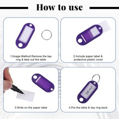 Portable Key Organizer with Handle, Zippered Key Case Organizer with 54 Key-H…