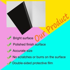 304 Stainless Steel Sheets Metal 12″ x x 1/64″ 12″x12″x1/64″, Silver